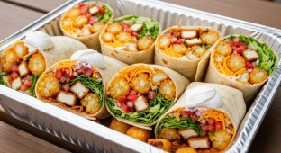 Burrito with Korean Fried Tofu