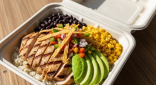 Grilled Chicken Burrito Bowl | Black Beans | NO Tomato