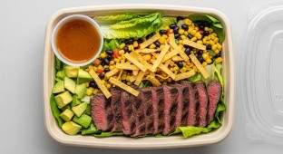 Carne Asada Southwest Salad | Chipotle Honey Lime Dressing | NO Tomato