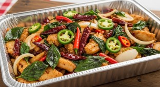 Basil & Dried Chili Swai