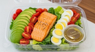 Cobb Salad With Salmon