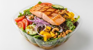 Rotonda Salad With Salmon