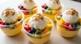 Mango Fruit Custard