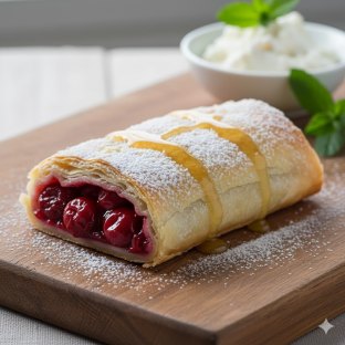 Mini Cherry Strudel