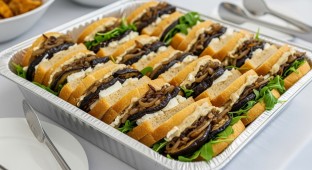Oven Roasted Eggplant Sandwich