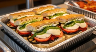 Eggplant Parm Sandwich