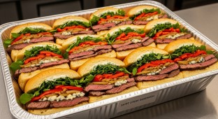 Lean Skirt Steak Sandwich