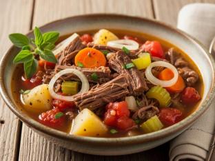 Fall Apart Beef and Vegetable Soup