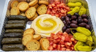 Vegan Mediterranean Platter