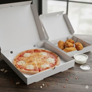 Personal Cheese Pizza and Boneless Plain Wings