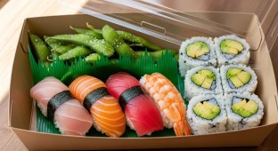 Happy Life Lunch Box With Avocado Roll