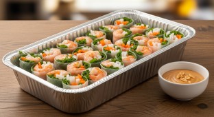 Marinated Shrimp Spring Rolls