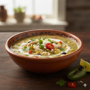 Chicken Poblano Pepper Soup
