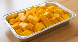Diced Mangoes