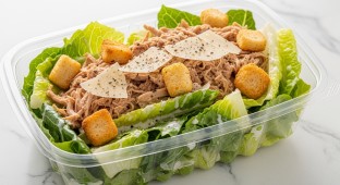 Traditional Caesar Salad With Jackfruit Medley