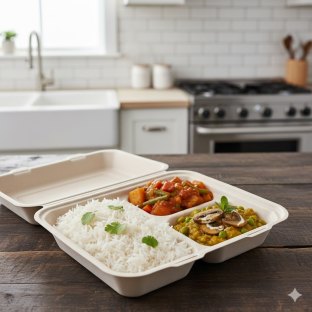 Mixed Vegetable Curry | Rice | Mator Mushroom