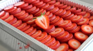 Sliced Strawberries