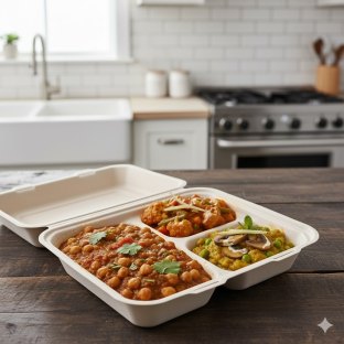 Mator Mushroom | Vegetable Korma | Chana Masala