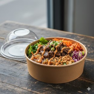 Bulgogi Beef Rice and Noodle Bowl