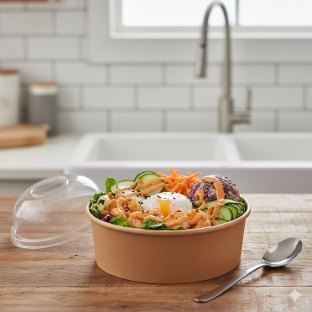 Bibimbap Bowl with Garlic Shrimp