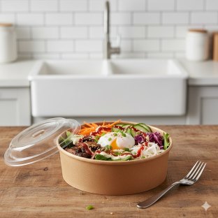 Vegan Bibimbap Bowl with Shitake Mushrooms