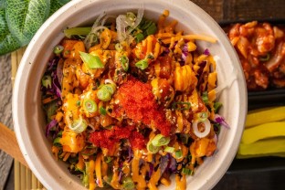 Saucy Asian Poke Bowl with Tuna