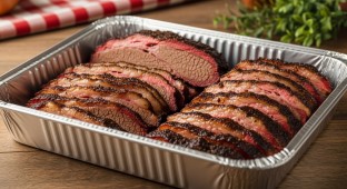 Dry-Rubbed Smoked Brisket