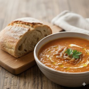Red Lentil Soup (No Sesame Seeds)