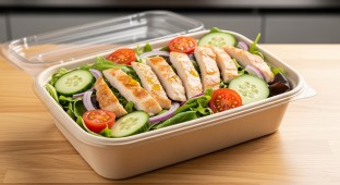  Grilled Chicken (Olive Oil Only) Salad, Tomatoes, Cucumber, Onion (no dressing)