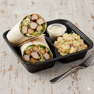 The Hail, Caesar! Wrap with Potato Salad