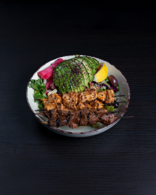 Gluten Free Halal Certified Kofte Entree Salad (2oz Dressing)