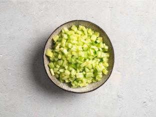 Chopped Cucumbers