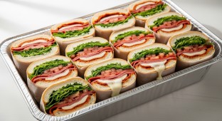 Pepperoni and Mozzarella on a Hero