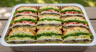 Sometimes I'm a Vegetarian Sandwich with Dutch Crunch [No Vegan Dirty Sauce]