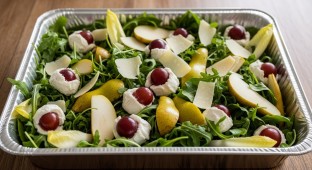 Nut Free Pear and Goat Cheese Side Salad
