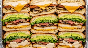 Tom Brady Sandwich with Whole Wheat Roll