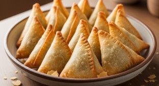 Individually Packaged: Veggie Samosa