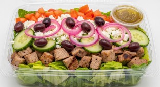 Pork Greek Salad