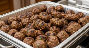 Souvlaki Beef and Pork Meatballs