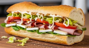 Black Forest Ham and Brie Sandwich