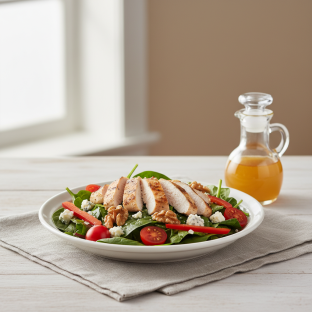 Boxed Mixed Salad with Chicken