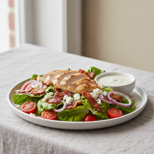 Boxed Bacon and Blue Salad with Chicken