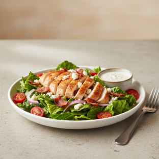 Boxed Bacon and Blue Salad with Chicken