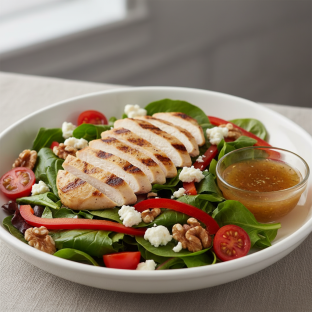 Boxed Mixed Salad with Chicken