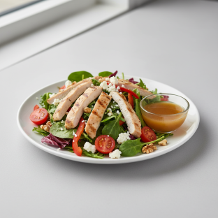 Boxed Mixed Salad with Chicken