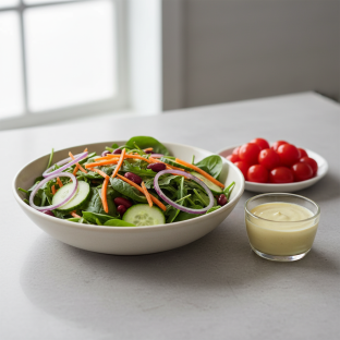 Green Salad (Tomatoes on the Side)