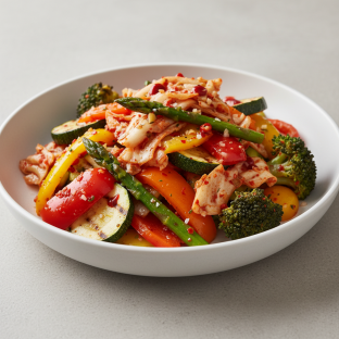 Kimchi Vegetable Salad
