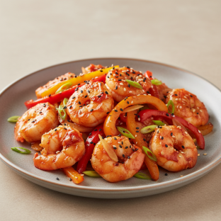 Kimchi Spiced Shrimp