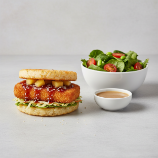 Vegan Crispy Tofu KoJa & Garden Salad Combo