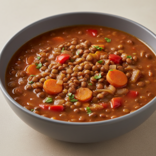 Vegan Moroccan Lentil Soup